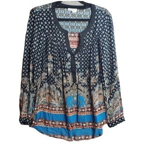 Anthropologie Meadow Rue Boho Blouse